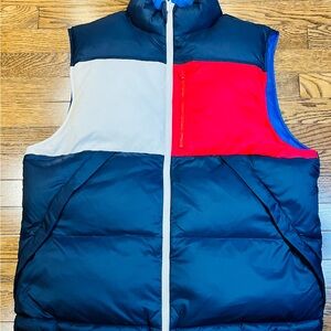 Tommy Hilfiger Reversible Down Puffer Vest Large